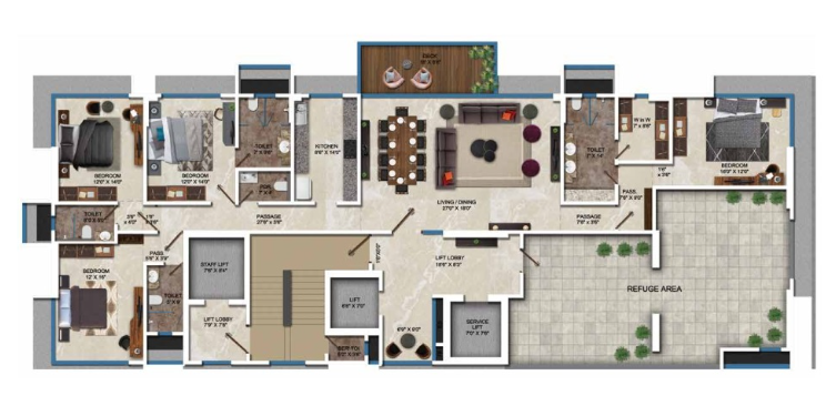 Westgate Business Park detailed floor plan